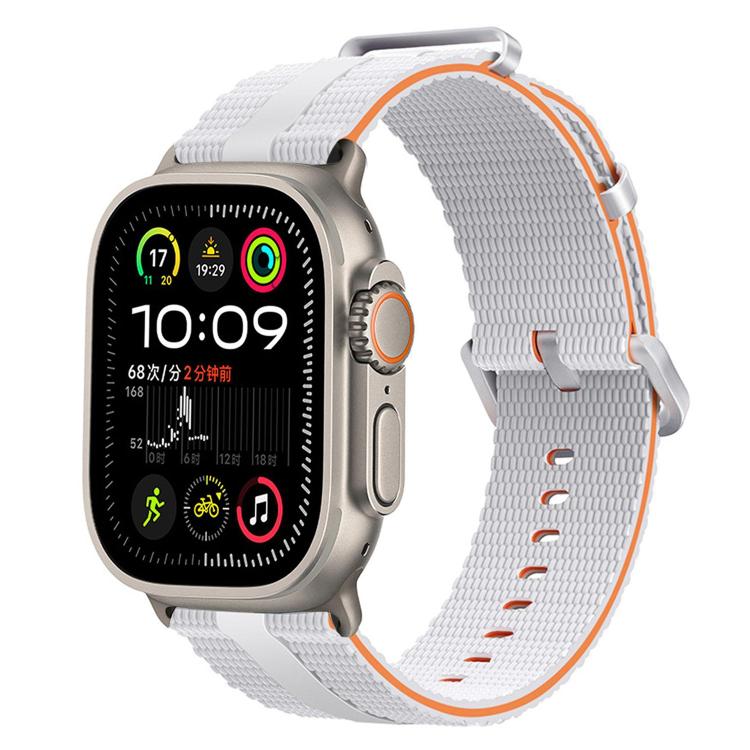 線條紋矽膠錶帶，適用於 Apple Watch 46mm / 49mm / 45mm / 44mm，適用於 Apple Watch 42mm / 41mm / 40mm / 38mm