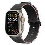 線條紋矽膠錶帶，適用於 Apple Watch 46mm / 49mm / 45mm / 44mm，適用於 Apple Watch 42mm / 41mm / 40mm / 38mm
