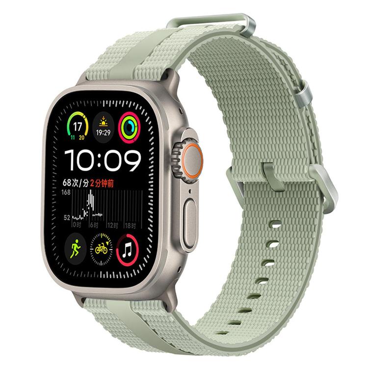 線條紋矽膠錶帶，適用於 Apple Watch 46mm / 49mm / 45mm / 44mm，適用於 Apple Watch 42mm / 41mm / 40mm / 38mm