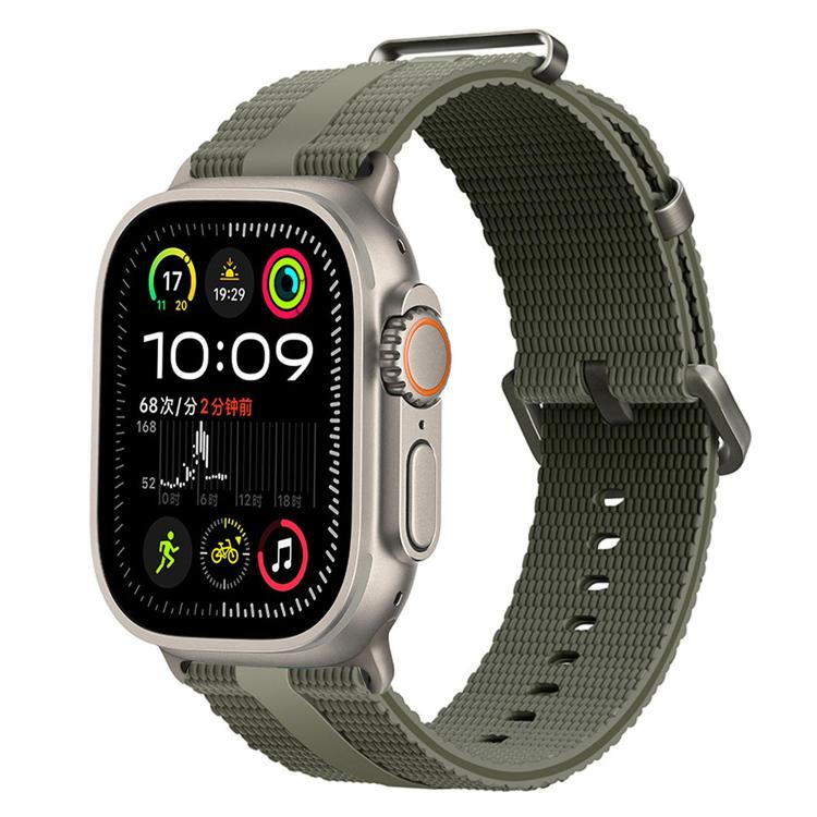 線條紋矽膠錶帶，適用於 Apple Watch 46mm / 49mm / 45mm / 44mm，適用於 Apple Watch 42mm / 41mm / 40mm / 38mm