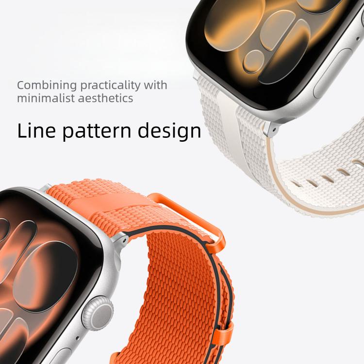 線條紋矽膠錶帶，適用於 Apple Watch 46mm / 49mm / 45mm / 44mm，適用於 Apple Watch 42mm / 41mm / 40mm / 38mm