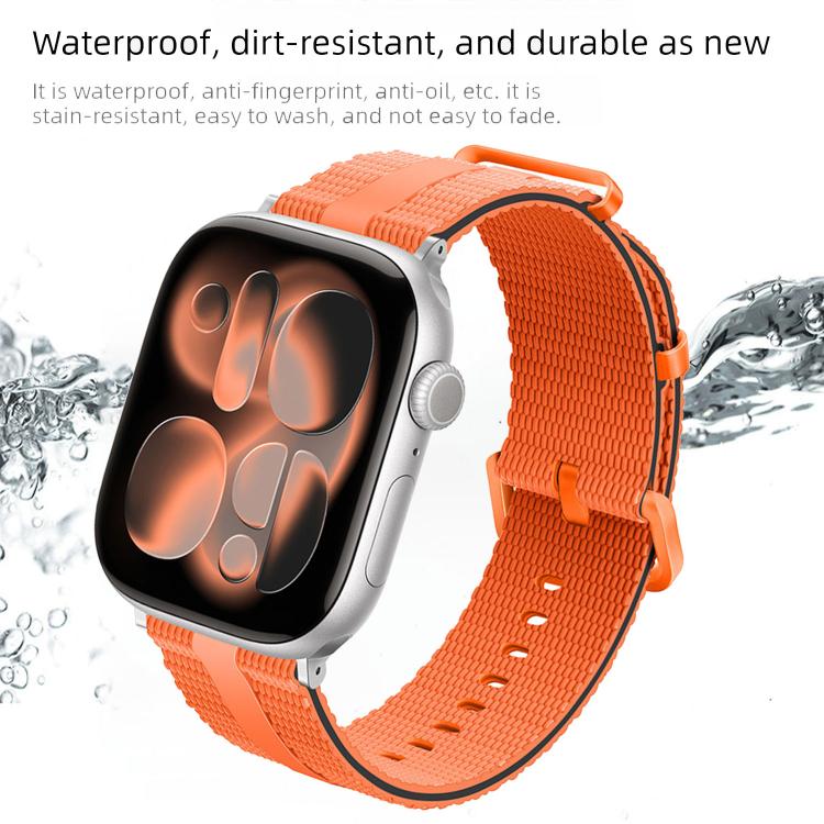 線條紋矽膠錶帶，適用於 Apple Watch 46mm / 49mm / 45mm / 44mm，適用於 Apple Watch 42mm / 41mm / 40mm / 38mm