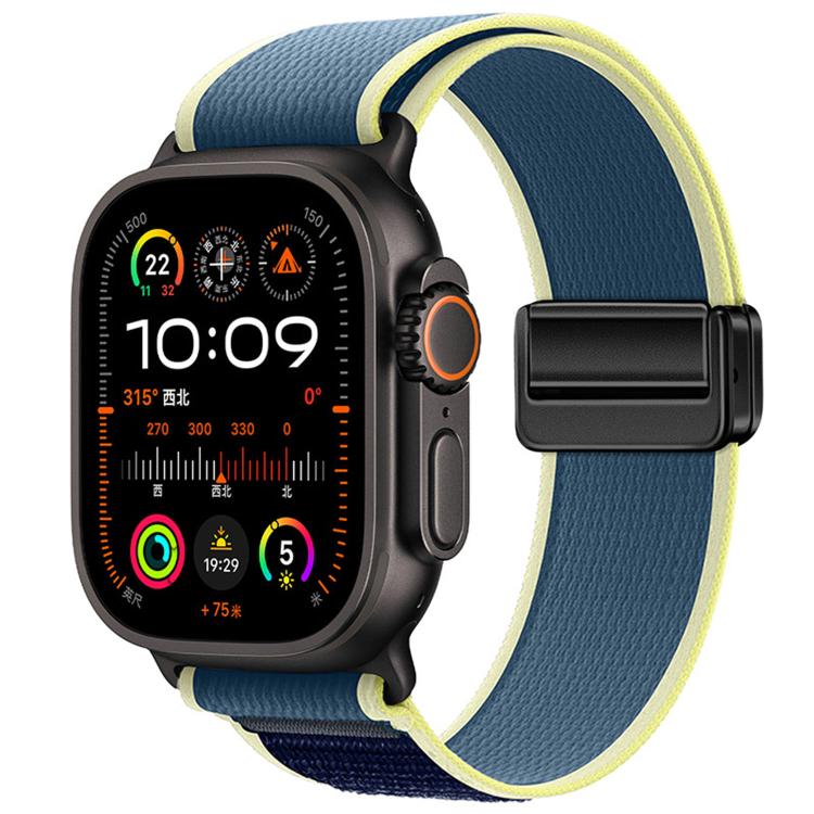 Magnetic Buckle Trail Loop Nylon Watch Band Watch Band, For Apple Watch 46mm / 49mm / 45mm / 44mm, For Apple Watch 42mm / 41mm / 40mm / 38mm