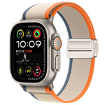 Magnetic Buckle Trail Loop Nylon Watch Band Watch Band, For Apple Watch 46mm / 49mm / 45mm / 44mm, For Apple Watch 42mm / 41mm / 40mm / 38mm