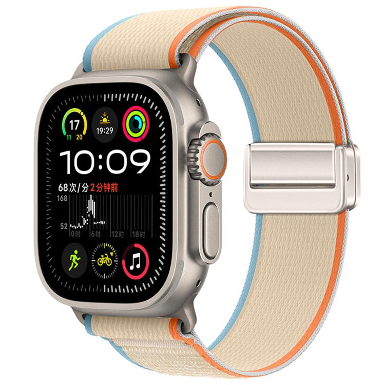 Magnetic Buckle Trail Loop Nylon Watch Band Watch Band, For Apple Watch 46mm / 49mm / 45mm / 44mm, For Apple Watch 42mm / 41mm / 40mm / 38mm
