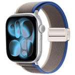 Magnetic Buckle Trail Loop Nylon Watch Band Watch Band, For Apple Watch 46mm / 49mm / 45mm / 44mm, For Apple Watch 42mm / 41mm / 40mm / 38mm