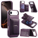CaseNeo 復古鉸鏈折疊錢包磁性背蓋手機殼，適用於iPhone 17e / 16e、iPhone 17 Pro Max、iPhone 17 Pro、iPhone 17、iPhone Air、iPhone 16 Pro Max、iPhone 16 Pro、iPhone 16 Plus、iPhone 16、iPhone 15 Pro M