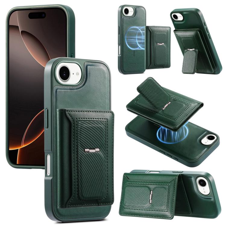 CaseNeo 復古鉸鏈折疊錢包磁性背蓋手機殼，適用於iPhone 17e / 16e、iPhone 17 Pro Max、iPhone 17 Pro、iPhone 17、iPhone Air、iPhone 16 Pro Max、iPhone 16 Pro、iPhone 16 Plus、iPhone 16、iPhone 15 Pro M