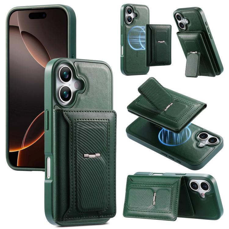 CaseNeo 復古鉸鏈折疊錢包磁性背蓋手機殼，適用於iPhone 17e / 16e、iPhone 17 Pro Max、iPhone 17 Pro、iPhone 17、iPhone Air、iPhone 16 Pro Max、iPhone 16 Pro、iPhone 16 Plus、iPhone 16、iPhone 15 Pro M