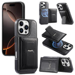 CaseNeo 復古鉸鏈折疊錢包磁性背蓋手機殼，適用於iPhone 17e / 16e、iPhone 17 Pro Max、iPhone 17 Pro、iPhone 17、iPhone Air、iPhone 16 Pro Max、iPhone 16 Pro、iPhone 16 Plus、iPhone 16、iPhone 15 Pro M