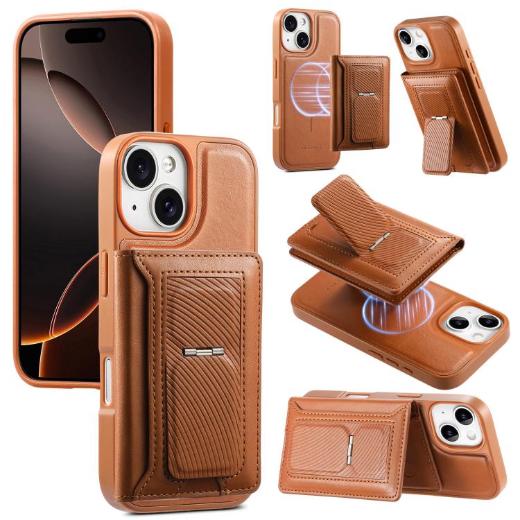 CaseNeo 復古鉸鏈折疊錢包磁性背蓋手機殼，適用於iPhone 17e / 16e、iPhone 17 Pro Max、iPhone 17 Pro、iPhone 17、iPhone Air、iPhone 16 Pro Max、iPhone 16 Pro、iPhone 16 Plus、iPhone 16、iPhone 15 Pro M