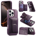 CaseNeo 復古鉸鏈折疊錢包磁性背蓋手機殼，適用於iPhone 17e / 16e、iPhone 17 Pro Max、iPhone 17 Pro、iPhone 17、iPhone Air、iPhone 16 Pro Max、iPhone 16 Pro、iPhone 16 Plus、iPhone 16、iPhone 15 Pro M