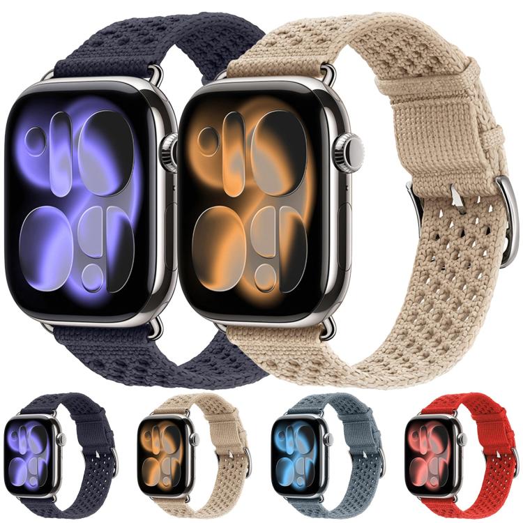 鏤空編織錶帶，適用於 Apple Watch 46mm / 49mm / 45mm / 44mm，適用於 Apple Watch 42mm / 41mm / 40mm / 38mm