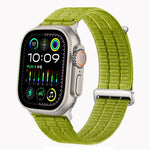 雙鏈雲感透氣尼龍環金屬頭錶帶，適用於 Apple Watch 46mm / 49mm / 45mm / 44mm，適用於 Apple Watch 42mm / 41mm / 40mm / 38mm