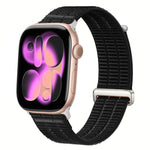 雙鏈雲感透氣尼龍環金屬頭錶帶，適用於 Apple Watch 46mm / 49mm / 45mm / 44mm，適用於 Apple Watch 42mm / 41mm / 40mm / 38mm