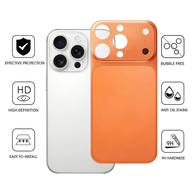 Instantly Transform Into 17 Pro Series Ultra-Thin Frosted PET Back Cover, For iPhone 16 Pro Max, For iPhone 15 Pro Max, For iPhone 14 Pro Max, For iPhone 13 Pro Max