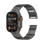 鈦合金錶帶 三珠磁扣 適用於 Apple Watch 46mm / 49mm / 45mm / 44mm，適用於 Apple Watch 42mm / 41mm / 40mm / 38mm