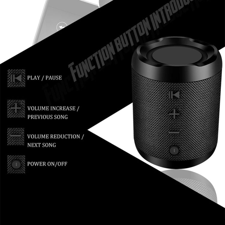 便攜式藍牙喇叭 便攜音響系統 5W 立體聲音樂環繞 防水戶外喇叭