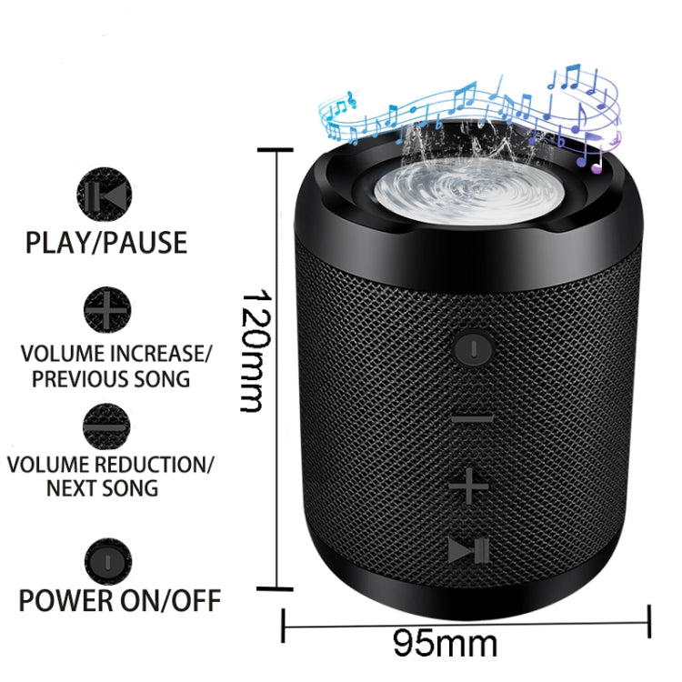 便攜式藍牙喇叭 便攜音響系統 5W 立體聲音樂環繞 防水戶外喇叭