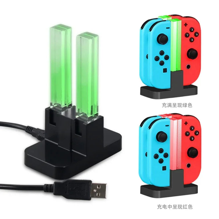 DOBE TNS-875 充電底座充電站，適用 Nintendo Switch Joy-Con，TNS-875