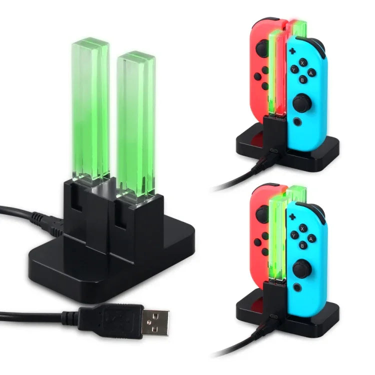 DOBE TNS-875 充電底座充電站，適用 Nintendo Switch Joy-Con，TNS-875