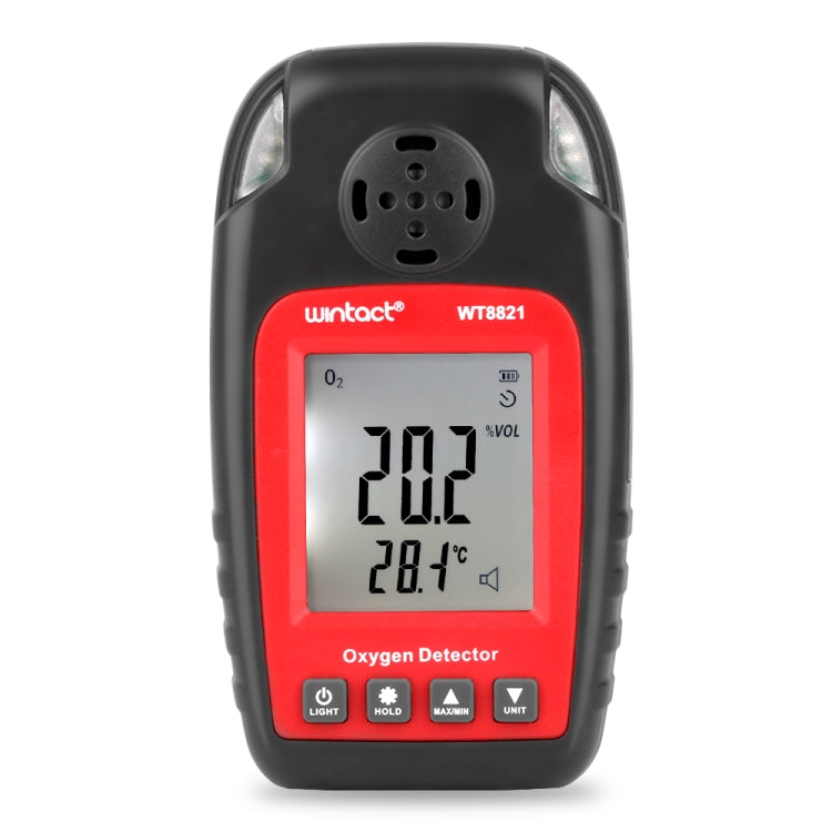 WINTACT WT8821 氧氣偵測器 獨立氧氣感測器 高靈敏度中毒警報偵測器，WT8821