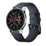 適用於 Samsung Galaxy Watch Active 22mm 皮革孔眼運動錶帶