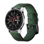 For Samsung Galaxy Watch Active 20mm PU Leather Eyelet Watch Band, SYA00477801EH, SYA00477801F, SYA00477801A, SYA00477801B, SYA00477801C, SYA00477801D