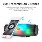 T&G TG165 5W*2 便攜無線喇叭，帶跳舞 LED 閃光燈，Mp3 AUX USB FM 收音機立體聲低音喇叭