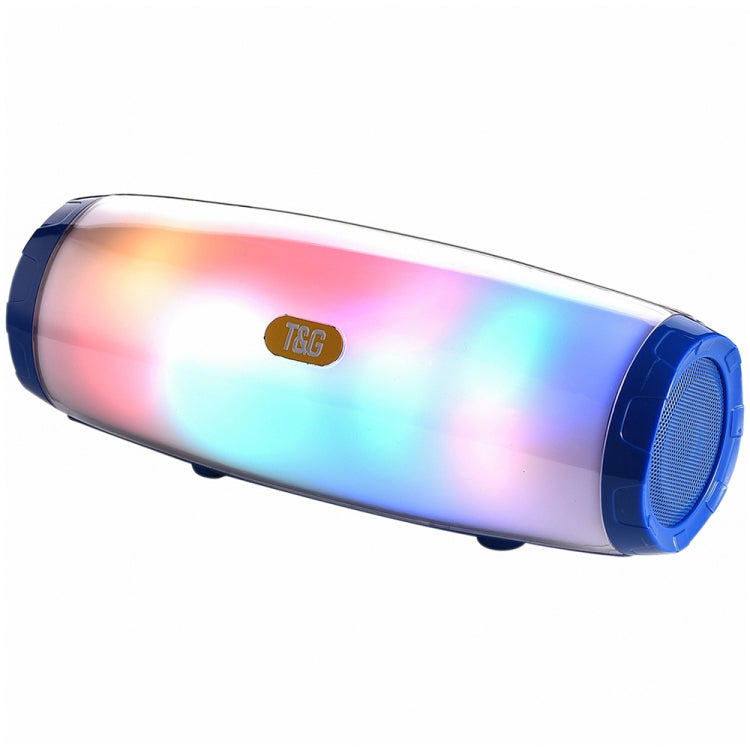 T&G TG165 5W*2 便攜無線喇叭，帶跳舞 LED 閃光燈，Mp3 AUX USB FM 收音機立體聲低音喇叭