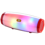 T&G TG165 5W*2 便攜無線喇叭，帶跳舞 LED 閃光燈，Mp3 AUX USB FM 收音機立體聲低音喇叭