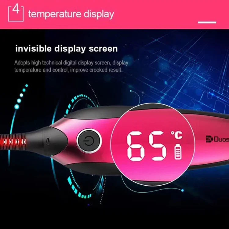 Duosi DY-102便攜筆型加熱持久電動熨燙睫毛夾USB充電電熱化妝捲翹夾