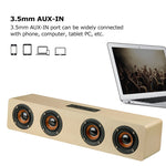 W8 藍牙 4.2 喇叭，四個喇叭單元，超強低音低音炮，帶麥克風，3.5mm 支援 TF 卡