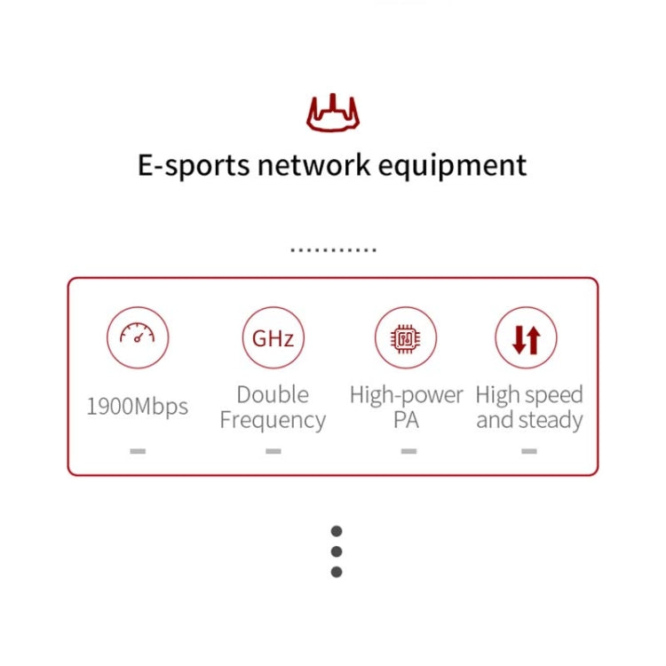 Comfast CF-958AC高功率PA WiFi適配器 1900Mbps千兆電競網卡 2.4Ghz+5.8Ghz USB 3.0 PC網路接收器