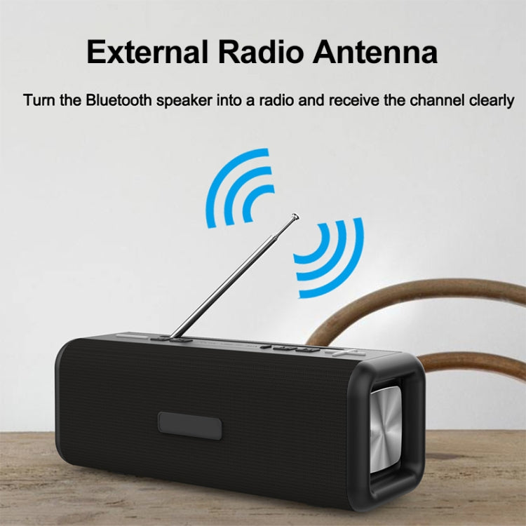 T9 無線藍牙 4.2 喇叭，10W 便攜音箱，FM 數位收音機，3D 環繞立體聲，支援免提通話、TF 及 AUX