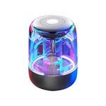 C7 藍牙 5.0 喇叭，透明 LED 發光低音炮，TWS 6D 環繞 HIFI 立體聲酷炫音響，C7