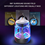 C7 藍牙 5.0 喇叭，透明 LED 發光低音炮，TWS 6D 環繞 HIFI 立體聲酷炫音響，C7