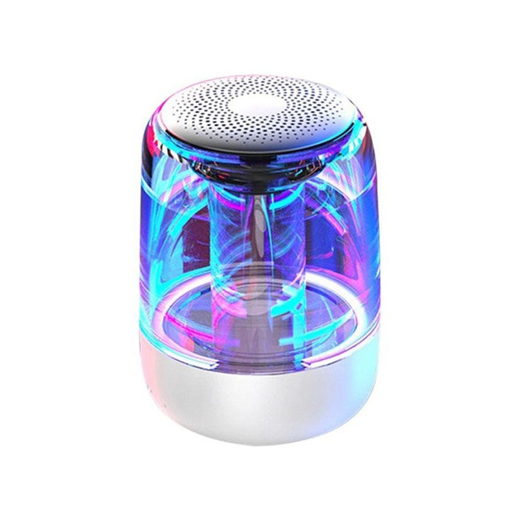 C7 藍牙 5.0 喇叭，透明 LED 發光低音炮，TWS 6D 環繞 HIFI 立體聲酷炫音響，C7