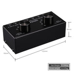 B026 6 輸入 2 輸出或 2 輸入 6 輸出音頻信號源選擇切換器 RCA 端口