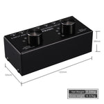 B026 6 輸入 2 輸出或 2 輸入 6 輸出音頻信號源選擇切換器 RCA 端口