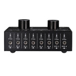 B027 6輸入2輸出或2輸入6輸出音頻信號源選擇切換器3.5毫米接口