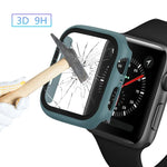 ENKAY Hat-prince Full Coverage PC Case + Tempered Glass Protector for Apple Watch Series 6 / 5 / 4 / SE 3 / SE 2 / SE 1 44mm