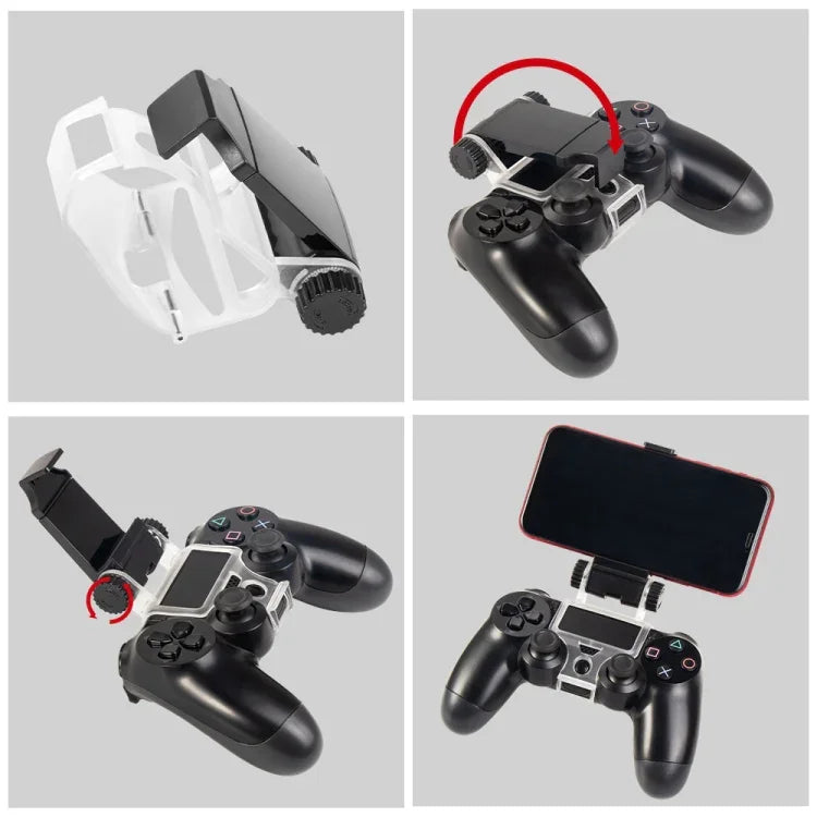 DOBE 可調式智慧手機夾持架，適用 PS4/Slim/Pro 控制器，TP4-016B