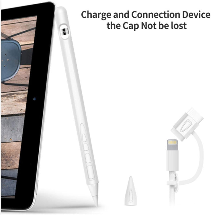適用於 Apple Pencil 第一代 觸控筆 矽膠保護套 筆帽