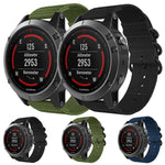 For Jiamin Fenix5, 22MM Three-ring Nylon Watchband
