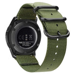 適用於 Samsung Galaxy Watch Active 18mm S3 尼龍三環錶帶，適用於 Samsung Galaxy Watch Active 2 18mm / Gear S3