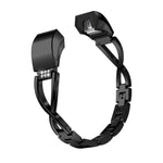 For Fitbit Alta smart watch X-shaped metal strap, black, gold, rose gold, sliver