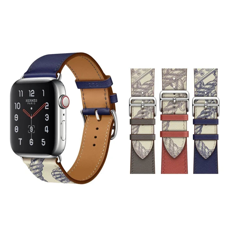 適用於 Apple Watch 3 / 2 / 1 代 42mm 通用絲印單圈錶帶