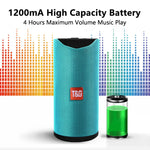 TG113 便攜藍牙喇叭防水立體聲戶外揚聲器MP3低音音箱帶FM收音機