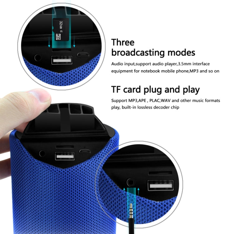 TG113 便攜藍牙喇叭防水立體聲戶外揚聲器MP3低音音箱帶FM收音機